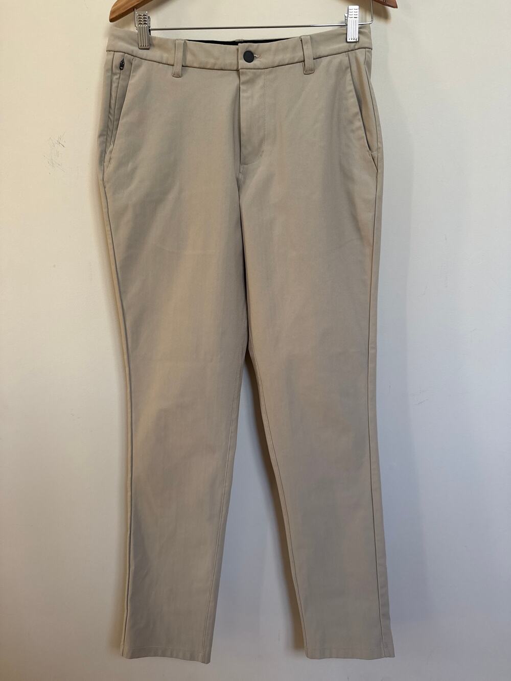 7 Diamonds Infinity Chino Khaki Performance Athleisure Pants Travel Preppy 30x32